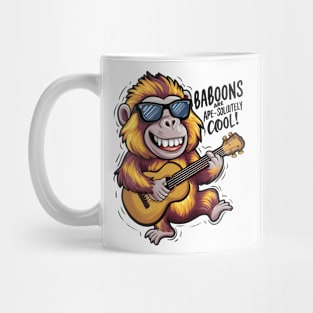 Funky Baboon Jam Session Mug